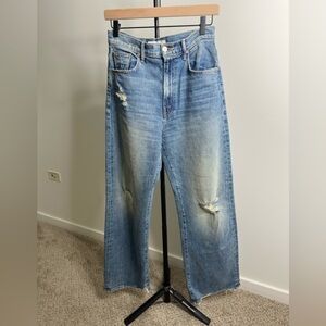 MOTHER Men's Relaxed Blue Distressed Jeans